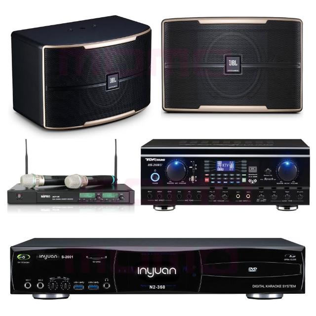 【音圓】S-2001 N2-350+TDF HK-260RU+ACT-35B+JBL Pasion 8(點歌機4TB+擴大機+無線麥克風+喇叭)