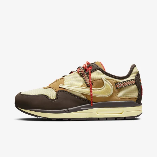 NIKE 耐吉】AIR MAX 1 CACTUS JACK TRAVIS SCOTT 限量聯名倒勾棕色