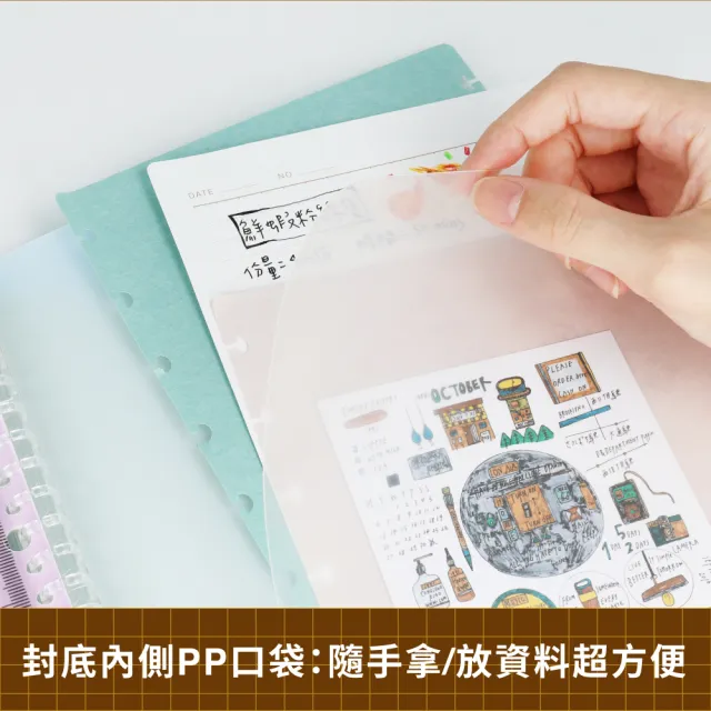 【sun-star】Miorin Study Time B5 26孔活頁資料夾(4款可選/活頁夾/文件夾/資料夾)