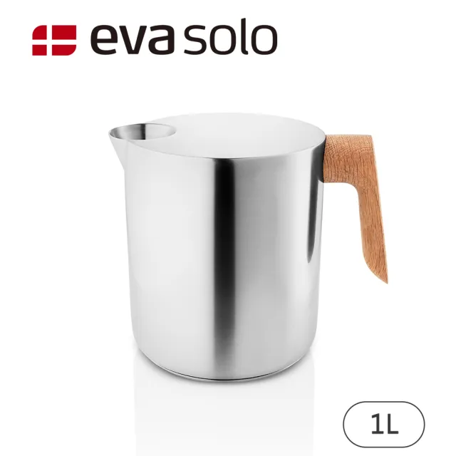 【IUSE】丹麥 Eva Solo Nordic 不鏽鋼煮水壺/1L(不鏽鋼/水壺/桌上壺)