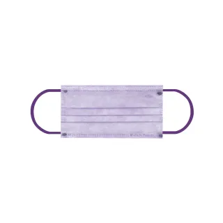 【宏瑋】一般醫療口罩未滅菌-滿版系列-紫薯芋泥 50入/盒(台灣製造 雙鋼印)