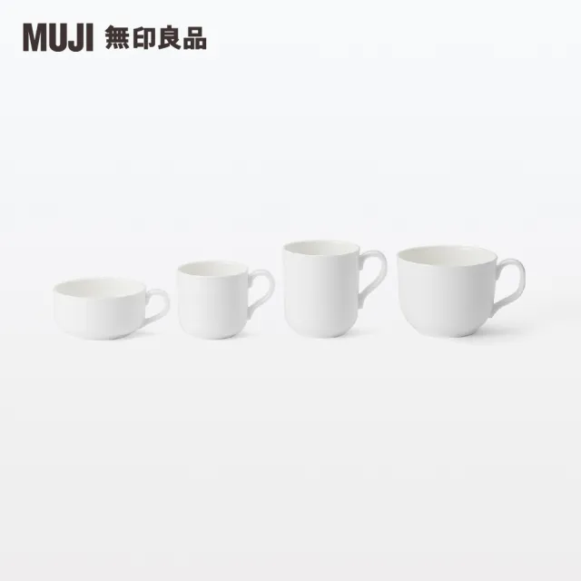 【MUJI 無印良品】骨瓷咖啡杯/235ml
