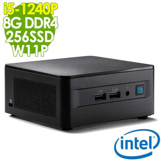 【Intel 英特爾】NUC i5-1240P/8G/256SSD/WIFI6/W11P(無線迷你電腦)