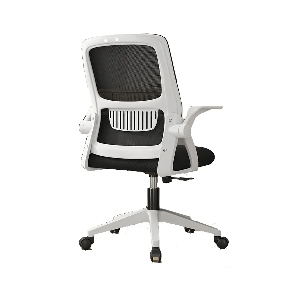 【坐得正】白框黑網 無頭枕款式 辦公椅 電腦椅 人體工學椅 升降椅 電競椅 旋轉椅(OA255WH)
