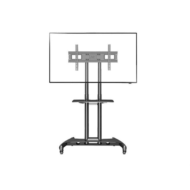 NB AVA1500-60-1P 單螢幕支架專為32-50吋顯示器設計,最大承載重量達45.5kg,採用堅韌鋼材製作,淨重18.7kg,尺寸62.7x94.2x13cm,支援國際VESA安裝標準,黑色系設計,提供穩固壁掛解決方案,適合辦公室或家庭使用,提升空間利用率與顯示器穩定性。 NB AVA1500-60-1P