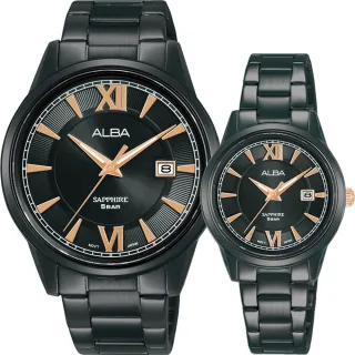【ALBA】雅柏 羅馬情侶手錶 對錶-41+29mm 禮物 送禮 推薦(AS9N67X1+AH7AK3X1)