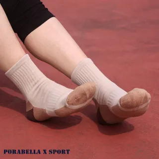 【Porabella】任選三雙 女襪 撞色 中筒襪女 襪子女 女襪子 中筒襪 運動襪 運動襪子 跑步襪SPORT SOCKS