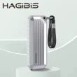【HAGiBiS】鋅合金Type-C M.2 NVMe/SATA防震硬碟盒-銀色(MC10-SV)