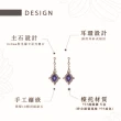 【Hommy Jewelry】迷戀｜藍寶石耳環(法國星鑽 六道星芒)