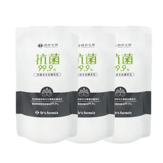 【Dr’s Formula 台塑生醫】抗菌洗手乳補充包400g X24入組(豐富泡沫 潔淨芳香)