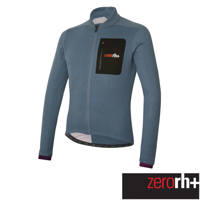 【ZeroRH+】義大利男仕專業保暖自行車外套(藍色 ICU0892_589)
