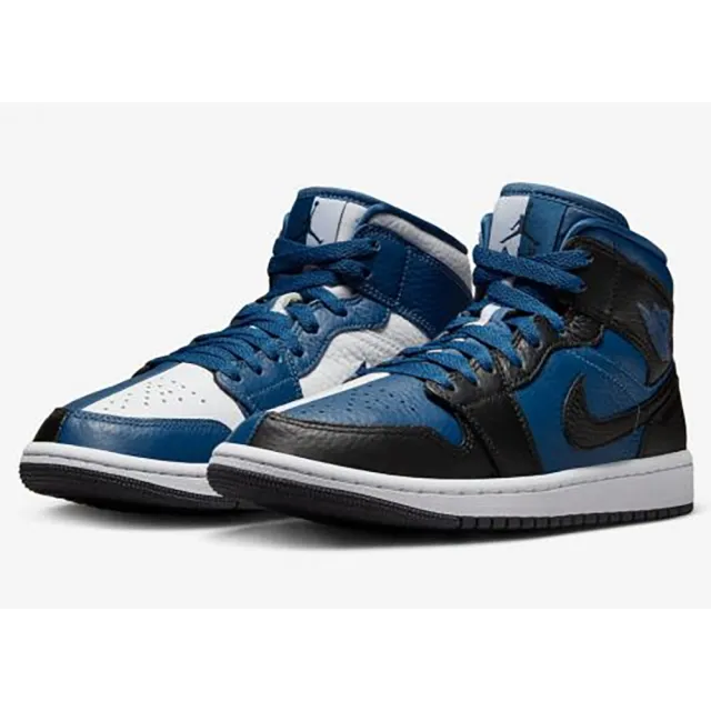 【NIKE 耐吉】籃球鞋 WMNS AIR JORDAN 1 MID SE 陰陽 女鞋 藍白(DR0501401)