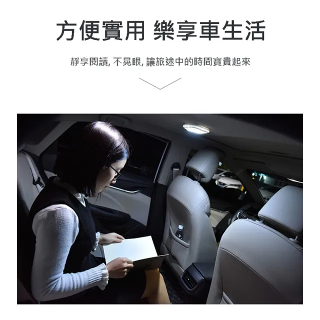 【CITY STAR】USB充電吸頂車內照明燈(車內照明燈)