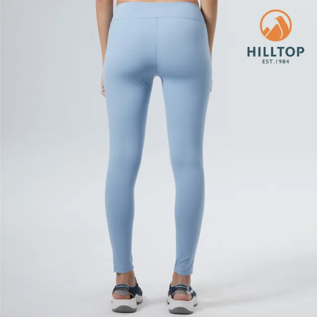 【Hilltop 山頂鳥】Hilltop Sports Polygiene 女款抗菌吸濕快乾長褲 PS07XFK8 藍
