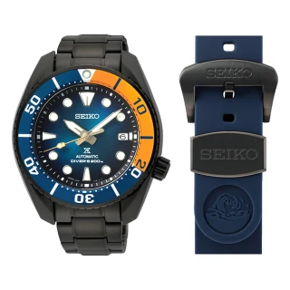 【SEIKO 精工】Prospex 日初 台灣限量款 200米潛水機械錶 套錶 送行動電源 畢業禮物(SPB343J1/6R35-02J0B)