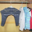 【月陽】超值30入台灣製造30cm優質包塑兒童衣架(120133)