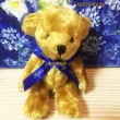 【TEDDY HOUSE泰迪熊】泰迪熊玩具玩偶公仔絨毛限量紀念安格拉羊毛泰迪熊藍吊飾(正版泰迪熊羊毛手腳可動)