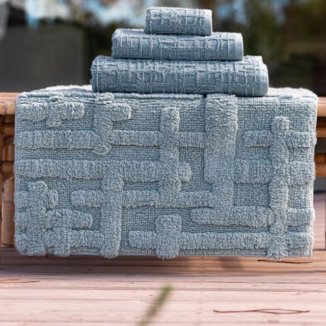 【Sorema 舒蕾馬】可機洗葡萄牙製 有機棉GAUFRE 腳踏墊 50x80cm 四色可選(★五星級奢華渡假飯店風格★)