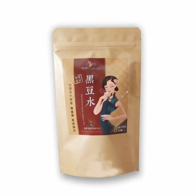 品綠 有機發芽黑豆水8gx12入x1袋(三角立體茶包)