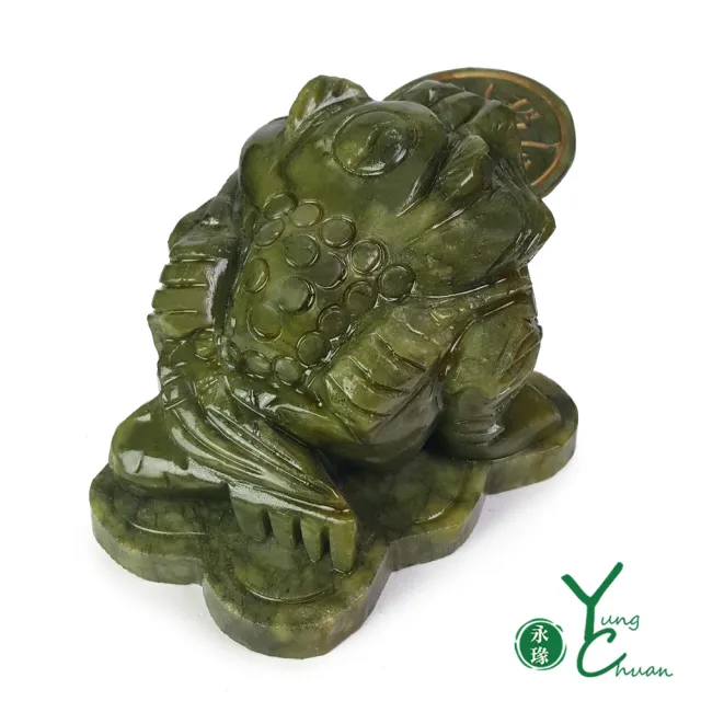 【YC 寶石】財運亨通咬財玉蟾蜍(F55)