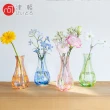 【ADERIA】日本製津輕系列花彩玻璃花瓶(森林綠)