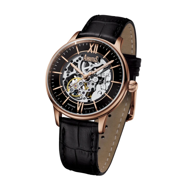 OBAKU 簡約元素百搭時尚腕錶-玫瑰金(V260LXVVM