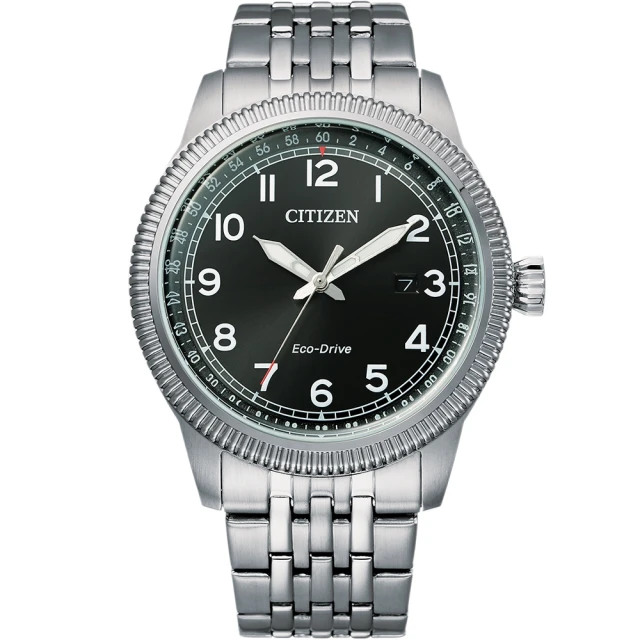 CITIZEN 星辰 數字復古腕錶 42.5mm/BM7480-81E