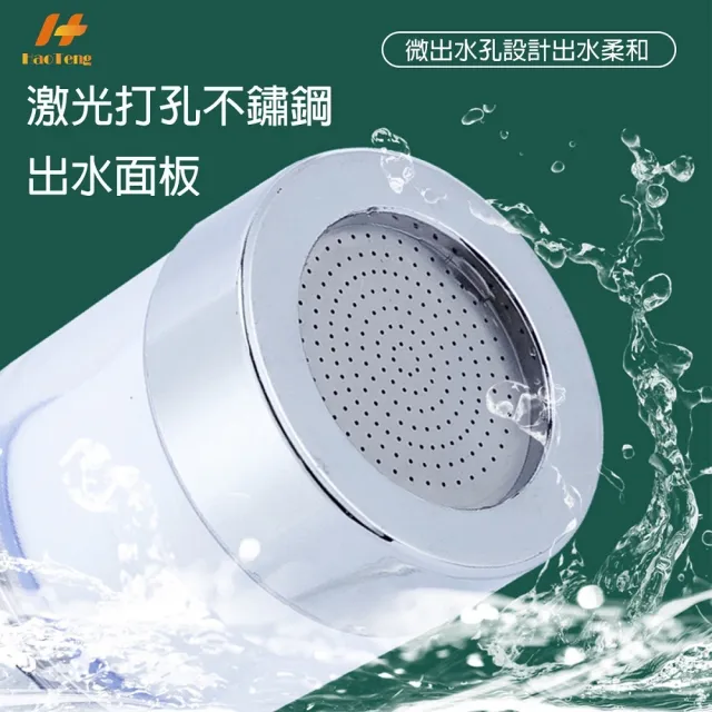【Hao Teng】360°萬向水龍頭過濾器細長款 10入(微米級PP過濾棉、過濾雜質)
