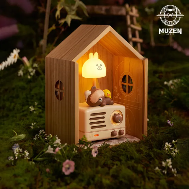 【MUZEN】LINE聯名版小夜燈 配件組(獨家超萌BROWN熊大 SALLY莎莉 本賣場為單配件不含音響)