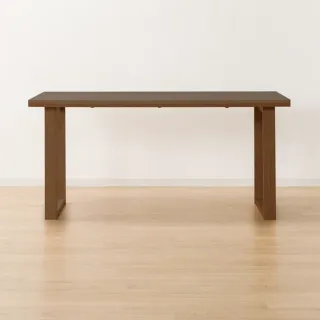 【NITORI 宜得利家居】◎實木餐桌 N COLLECTION T-06U 150 MBR(實木餐桌 NCOLLECTION 實木 櫸木)