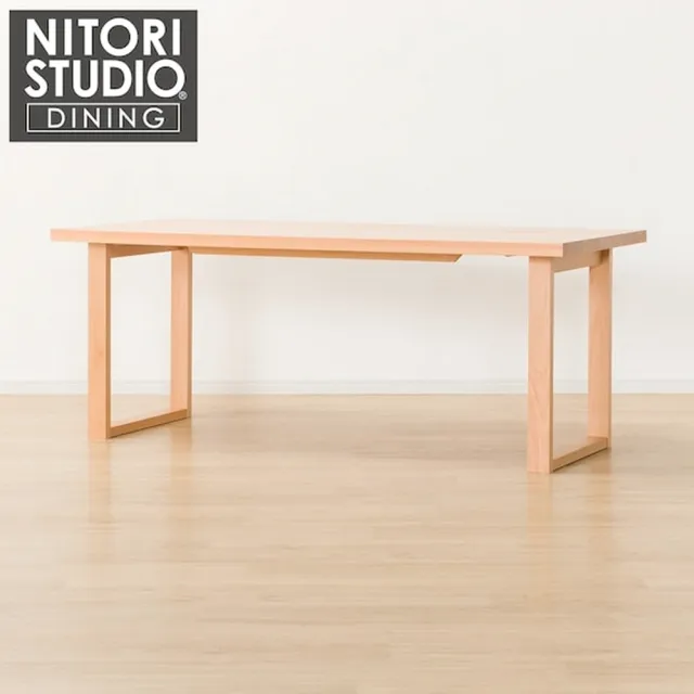 【NITORI 宜得利家居】◎實木餐桌 N COLLECTION T-06U 180 NA(實木餐桌 NCOLLECTION 實木 櫸木)