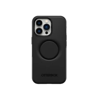 【OtterBox】iPhone 14 Plus 6.7吋 Symmetry炫彩幾何泡泡騷保護殼(黑)
