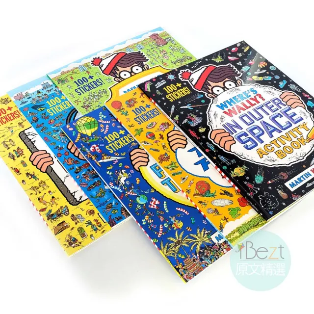 【iBezT】Where is Wally(6本共600張貼紙操作書)