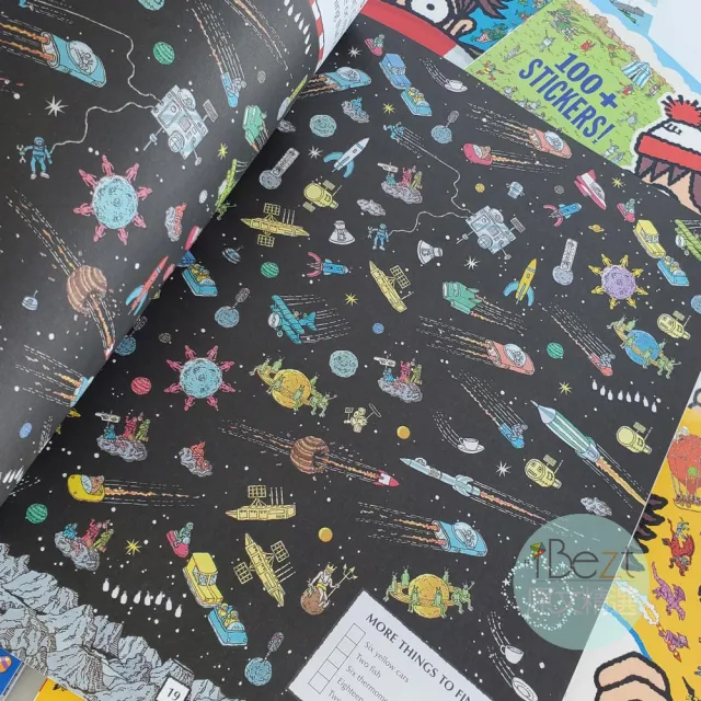 【iBezT】Where is Wally(6本共600張貼紙操作書)