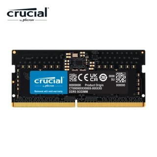 【Crucial 美光】DDR5 4800 8GB 筆電記憶體