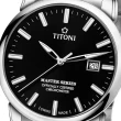 【TITONI 梅花錶】大師系列 瑞士天文台認證機械腕錶/時尚黑41mm(83188 S-577)
