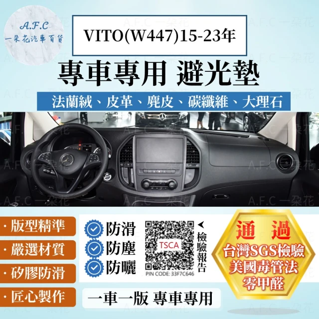 一朵花汽車百貨 BENZ 賓士 VITO W447 15年後 法蘭絨 麂皮 碳纖維皮革 超纖皮革 大理石皮革 避光墊