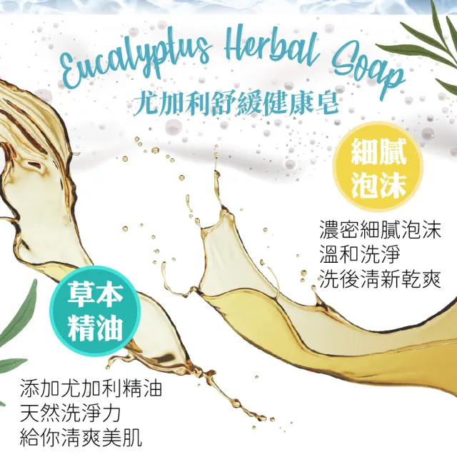 【Ausgarden 澳維花園】尤加利青檸健康皂100gX12(澳洲天然植萃溫和洗淨健康香皂)