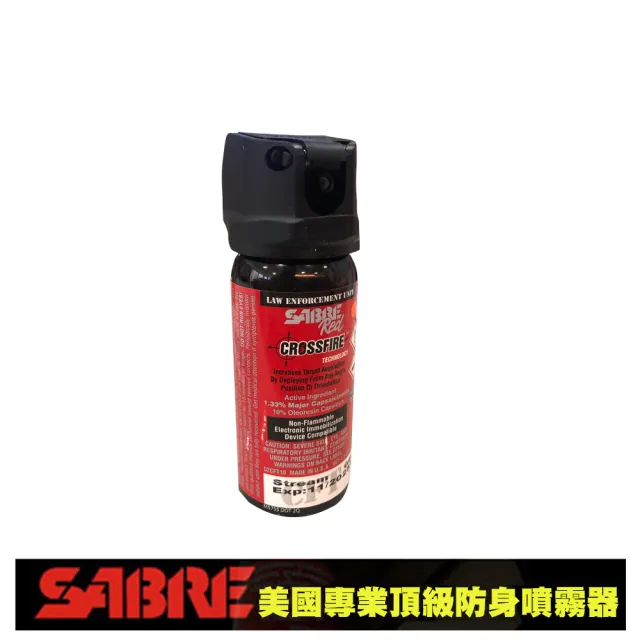 【SABRE 沙豹】防身噴劑(360°水柱執法型)安全