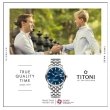 【TITONI 梅花錶】大師系列 瑞士天文台認證機械腕錶/星空藍41mm(83188 S-661)