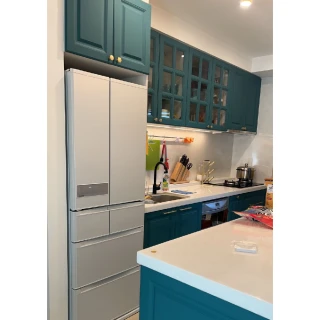 【MIDUOLI 米多里】夏綠蒂系列 一字型廚櫃 中島 含電器櫃、壁板、洞洞收納板(米多里設計)