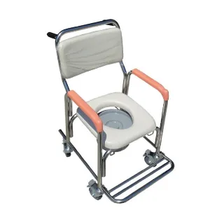 【海夫健康生活館】富士康 不銹鋼便椅 便盆椅 沐浴椅(FZK-3802)