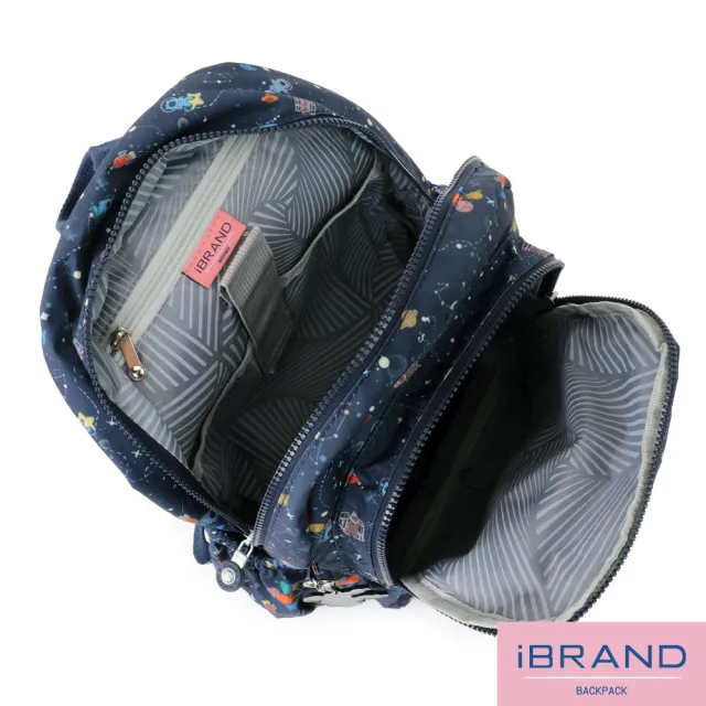 【iBrand】雙11 簡約輕盈尼龍多功能後背包(動物星球)
