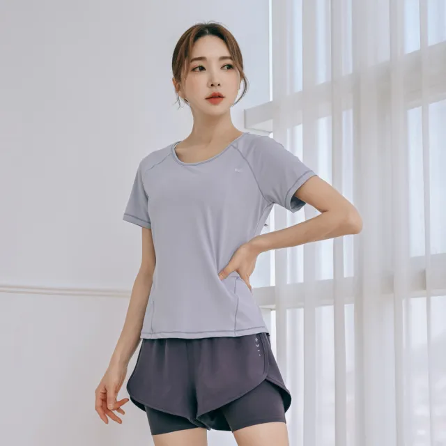 【BODYAIR】任2入 親膚S拼線柔軟上衣(瑜珈.慢跑.運動.健身.透氣.舞蹈.運動服)