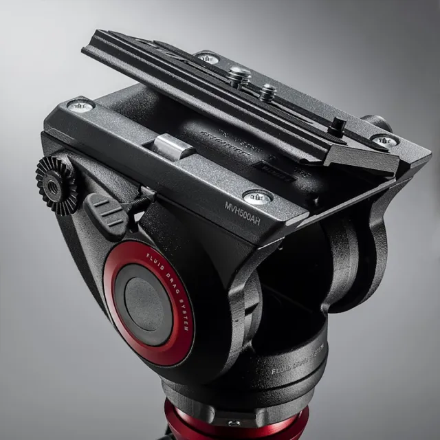 【Manfrotto 曼富圖】MVH500AH / MVH 500AH 液壓攝錄兩用雲台 (公司貨) 油壓雲台 飛羽攝影 載重5公斤