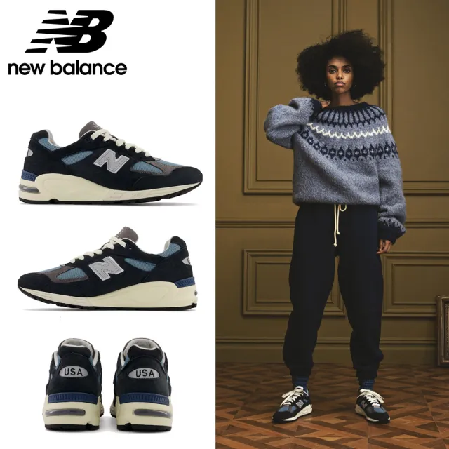 NEW BALANCE】NB x Teddy Santis 美製復古運動鞋_中性_黑藍色_M990TB2