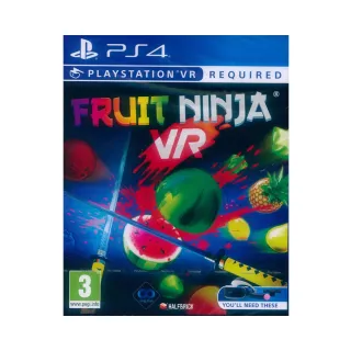 【SONY 索尼】PS4 水果忍者 Fruit Ninja(中英日文歐版 PSVR專用)