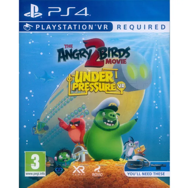 【SONY 索尼】PS4 憤怒鳥玩電影2 抗壓 The Angry Birds Movie 2 VR: Under(中英日文歐版 PSVR專用)