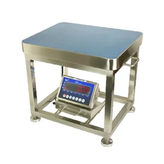 【BHL 秉衡量】IP65全防水不鏽鋼計重高腳台秤 IWH-150K〔秤台面積50x40cm〕(防水秤/高腳秤/台秤)