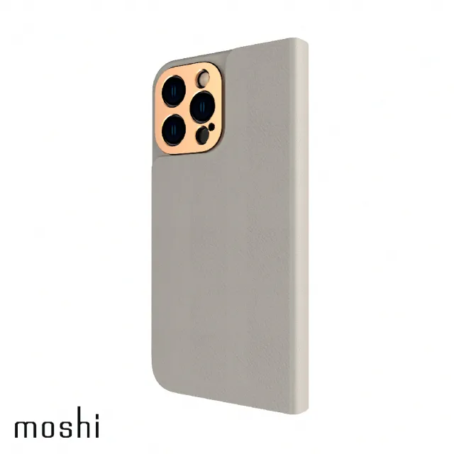 moshi】iPhone 14 Pro Max 6.7吋Magsafe Overture 磁吸可拆式卡夾型皮